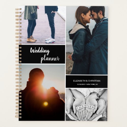Wedding planner engagement photo collage Custom 