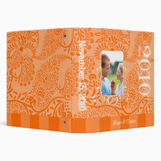 Wedding Planner Gold Lime Paisley Engagement Photo Binder