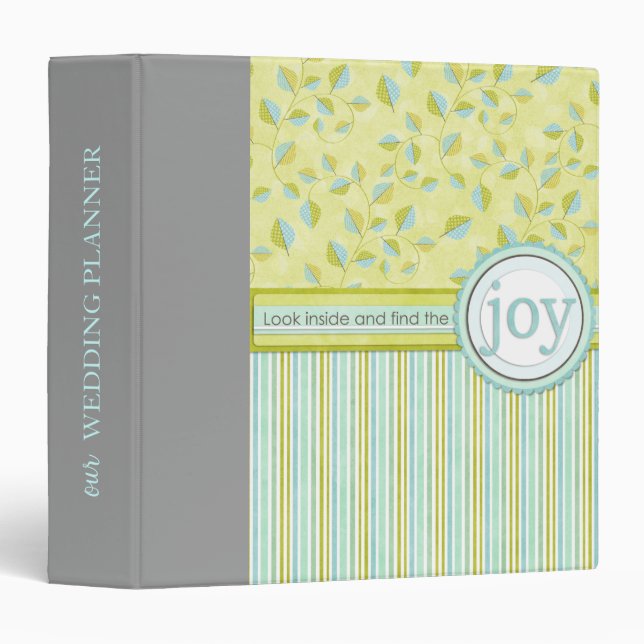 Wedding Planner Keepsake Binder (Front/Spine)