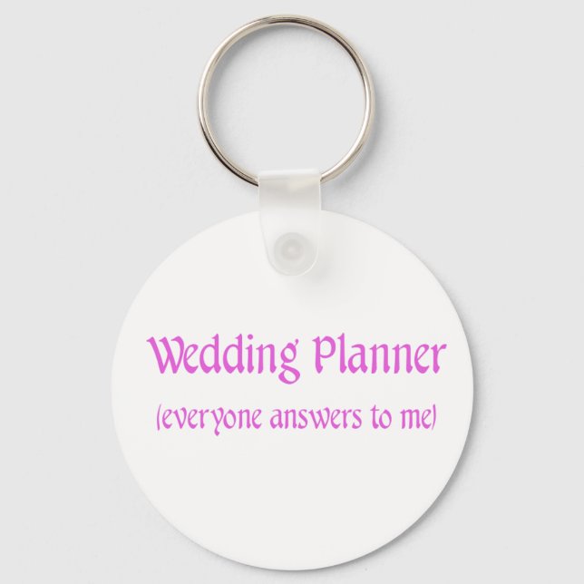 Wedding Planner Keychain (Front)