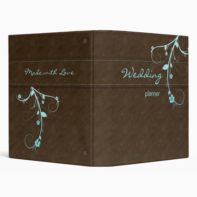 Wedding Planner Photo Binder Organizer Brown (Background)