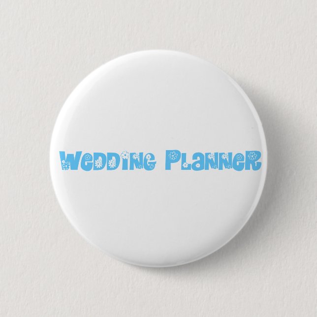 Wedding Planner Pinback Button (Front)