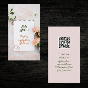 Wedding Planner QR Business Card
