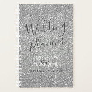 Wedding Planner Silver Sparkle Glitter
