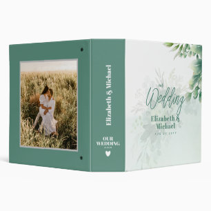 Wedding Planner to Match Eucalyptus Greenery Theme 3 Ring Binder