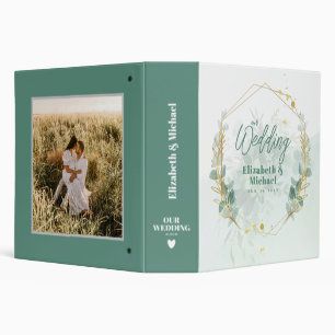 Wedding Planner to Match Eucalyptus Greenery Theme 3 Ring Binder