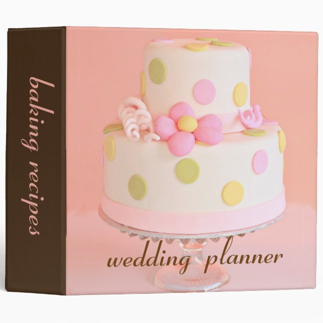 Wedding Planner's binders (Front/Spine)