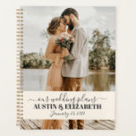 Wedding Planning Notebook Personalized Planner<br><div class="desc">Keep all of your wedding planning notes and paperwork organized with this personalized Wedding Planner.</div>