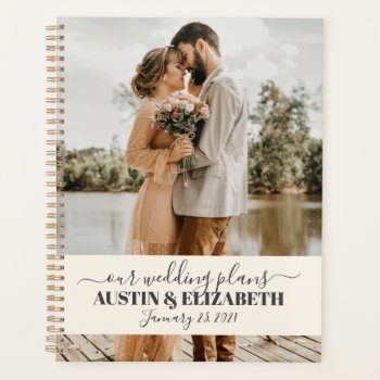 Wedding Planning Notebook Personalized Planner by SimplyBeautifulByLC at Zazzle
