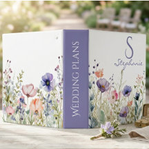 Wedding Planning Purple Wildflower Meadow