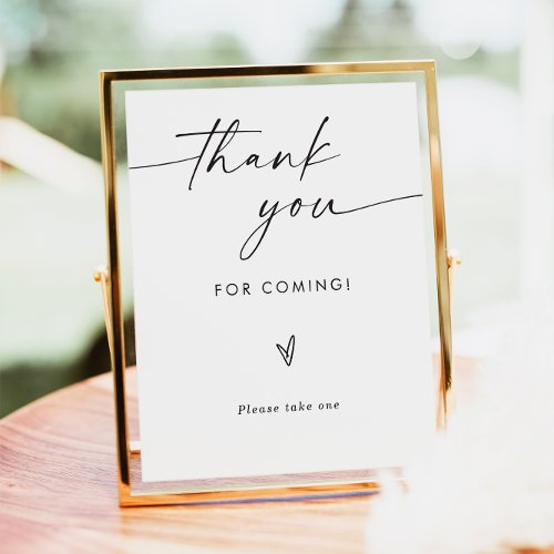 Wedding Please Take One Sign Wedding Favors Sign