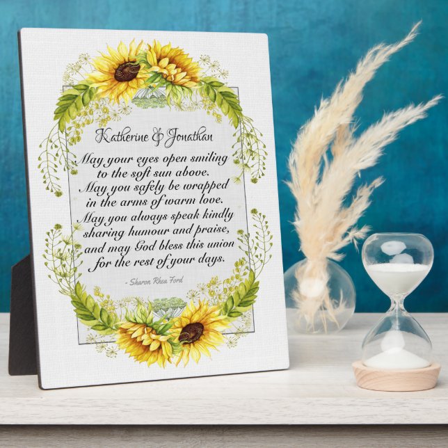 Wedding Poem Plaque (Side)