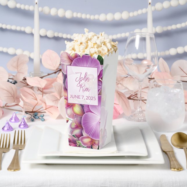 Wedding Popcorn Favor Boxes (Wedding)