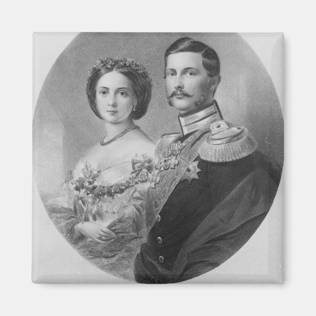 Wedding Portrait of Their Royal Highnesses Magnet (Front)