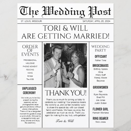 Wedding Post program