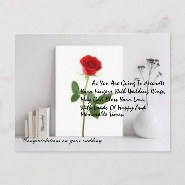 wedding postcard (Front)