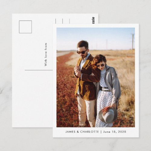 Wedding Postcard Guestbook Custom Photo Template