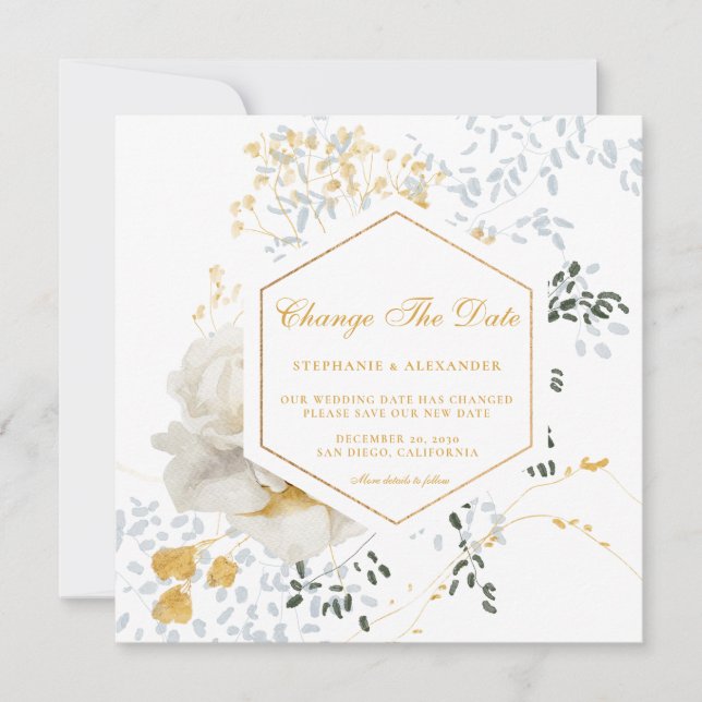 Wedding Postponement Change of Plans (Front)