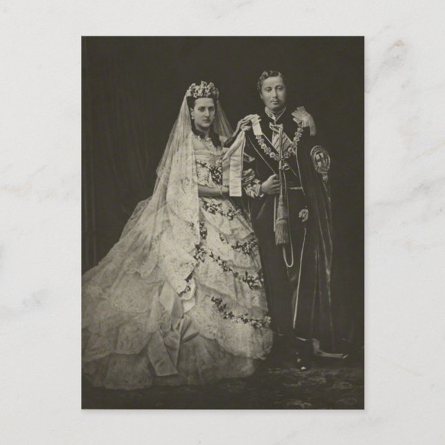 Wedding PRINCE EDWARD & ALEXANDRA #006UK Postcard (Front)