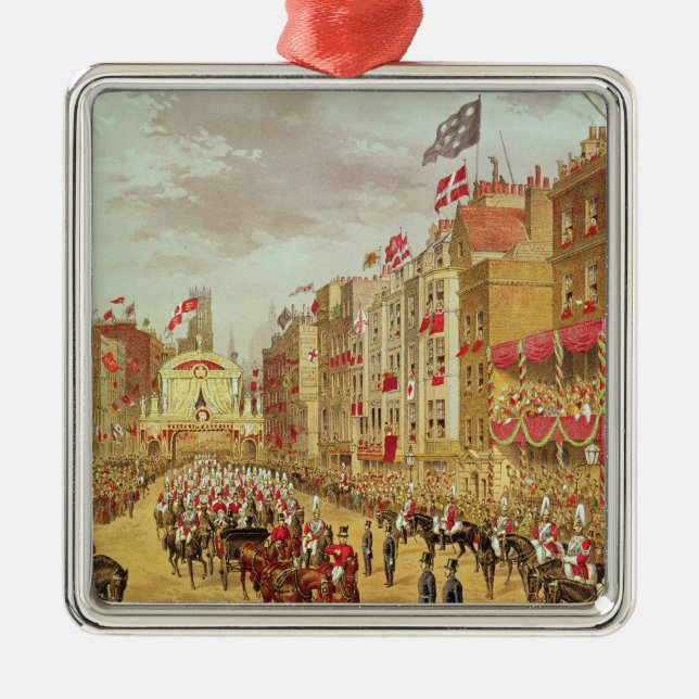 Wedding Procession of Edward, Prince of Wales Metal Ornament (Front)