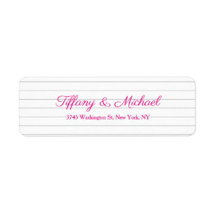 Wedding Professional Attractive Script Handwriting Label