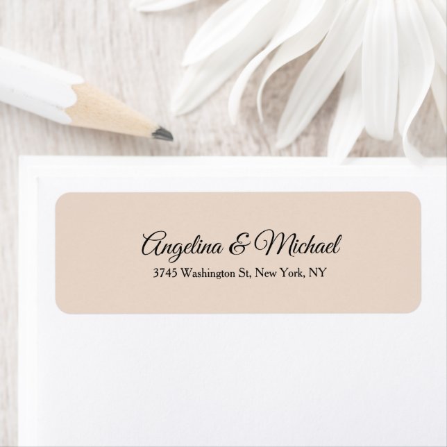 Wedding Professional Classical Elegant Plain Label (Insitu)