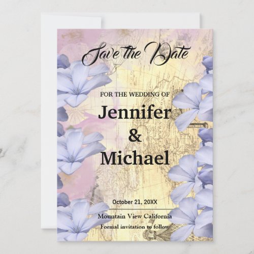 Wedding Professional Classical Floral Save The Date