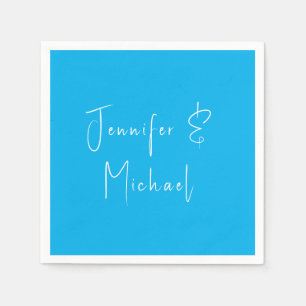 Wedding Professional Classical Sky Blue Napkins