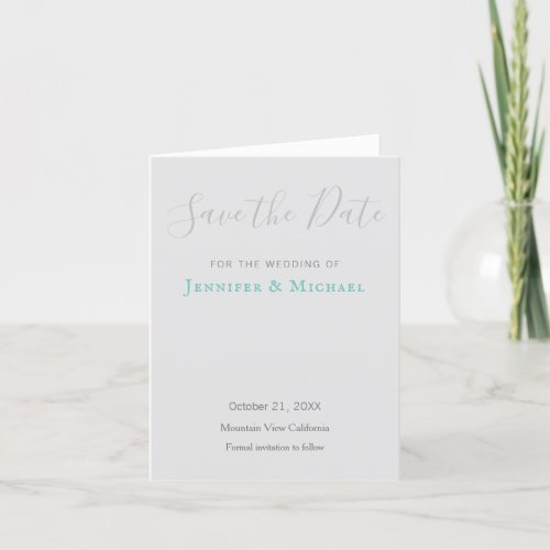 Wedding Professional Design Modern Save the Date Announcement