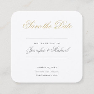Wedding Professional Minimalist Enclosure Card