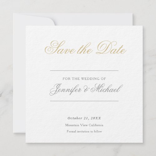 Wedding Professional Minimalist Invitation