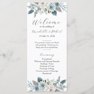 Wedding Program (4"x9")
