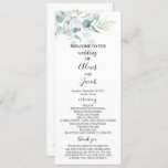 Wedding Program - Eucalyptus<br><div class="desc">Perfect Item for Your Special Day!</div>