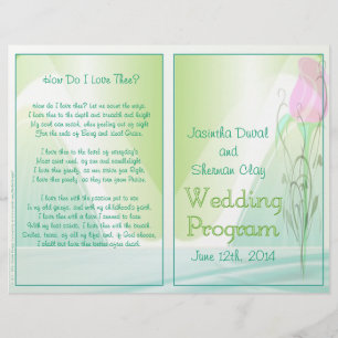 Wedding Program (non-religious version)