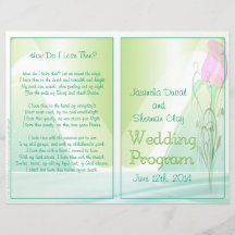 Religious Wedding Programs Zazzle