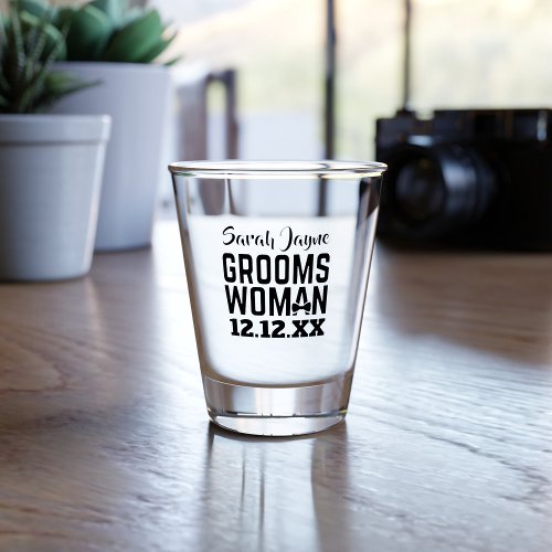 Wedding Proposal Groomswoman Shot Glass