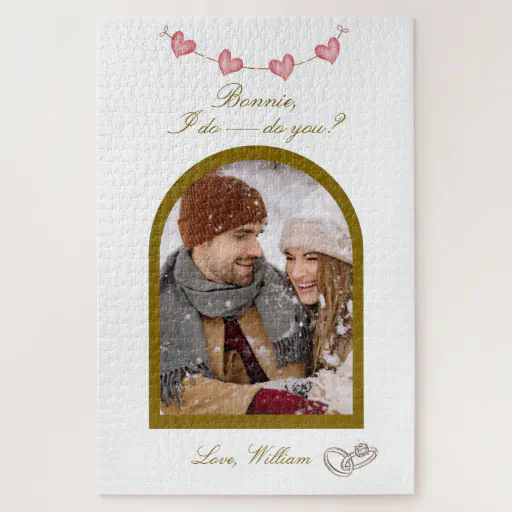 Wedding Proposal Photo Puzzle | I Do-Do You