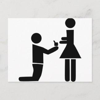 Wedding Proposal Postcard