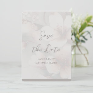 Wedding QR Code Save the Date Invitation