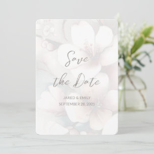 Wedding QR Code Save the Date Invitation