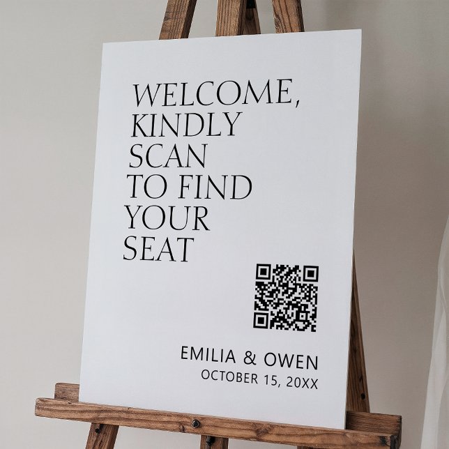 Wedding QR code sign (Creator Uploaded)