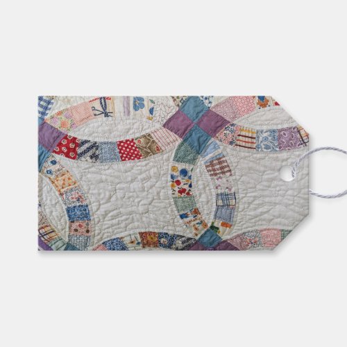 Wedding Quilt Photo Gift Tags