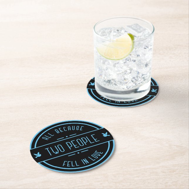 Wedding Reception Beer, bar, party coasters (Insitu)