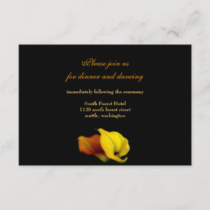 Wedding Reception Card Invitation