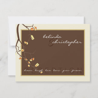 WEDDING RECEPTION CARDS :: cherry blossoms 3L