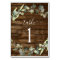 Wedding Reception Eucalyptus Greenery Rustic Wood