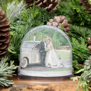 WEDDING RECEPTION FAVORS SNOW GLOBE