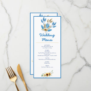 Wedding Reception Menu