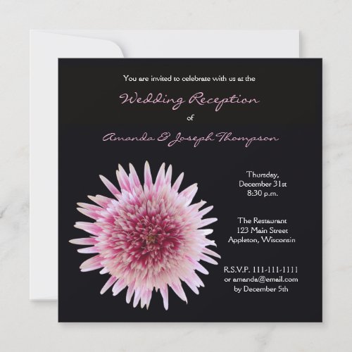 Wedding Reception Only Invitation