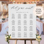 Wedding Reception Seating Chart Foam Board Sign